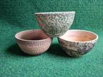Vintage berkenbast bloempotten, Tuin en Terras, Bloempotten, Gebruikt, Rond, Ophalen of Verzenden, Minder dan 25 cm