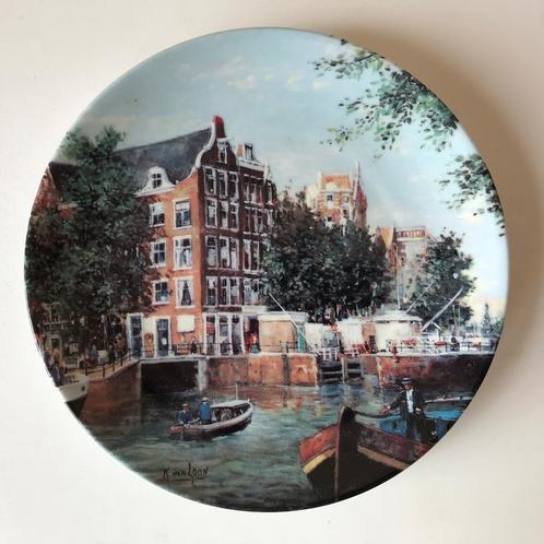Bradex serie: De grachten van Holland Royal Mosa, Antiek en Kunst, Antiek | Wandborden en Tegels, Ophalen of Verzenden