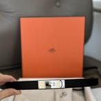 Hermes kelly riem, Ophalen of Verzenden, Zo goed als nieuw, Zwart, 100 cm of meer