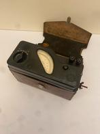 50er jaren bakelieten meter met opbergtas., Antiek en Kunst, Ophalen of Verzenden