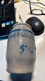 Bodemvondst 1860 antieke met de tekst Ansjovis 5 cent., Antiek en Kunst, Ophalen of Verzenden