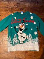 Kersttrui Olaf Disney 146-152, Kinderen en Baby's, Kinderkleding | Maat 146, Verzenden, Zo goed als nieuw, Meisje, Trui of Vest