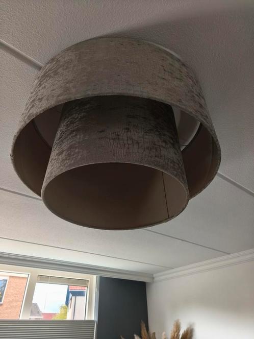 Stijlvolle Krokodillenstof Lamp voor Woonkamer, Huis en Inrichting, Lampen | Hanglampen, Zo goed als nieuw, Minder dan 50 cm, Stof