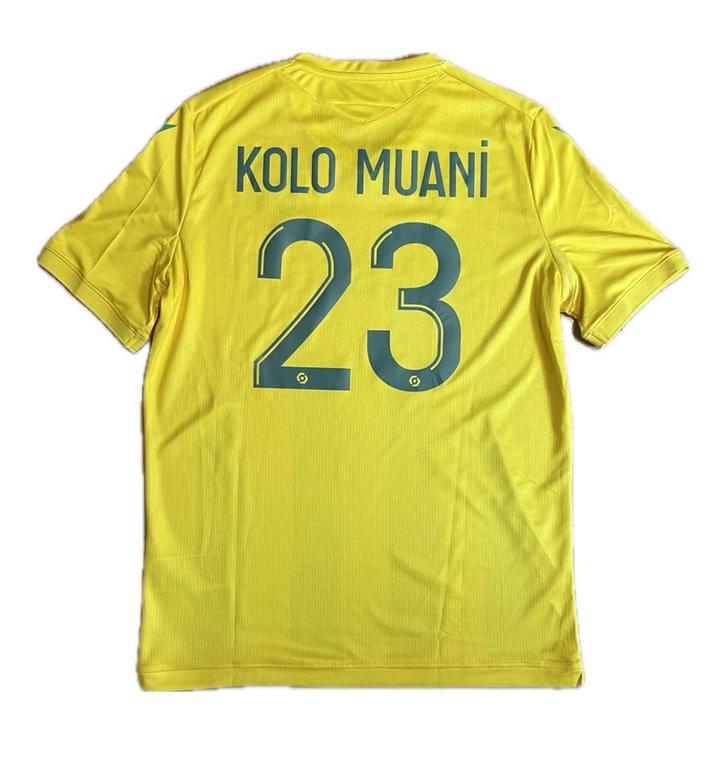 Nantes thuisshirt - 2020/21 - Kolo Muani #23 - 10/10 (M), Sport en Fitness, Voetbal, Zo goed als nieuw, Shirt, Ophalen of Verzenden