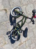 Kinderfietsje legergroen, Ophalen