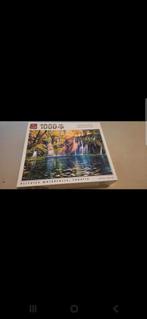 Puzzel plitvice waterfalls croatia 1000 stukjes, Hobby en Vrije tijd, Denksport en Puzzels, Ophalen of Verzenden, 500 t/m 1500 stukjes
