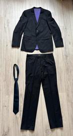 Pak van Gils maat 50/52, Kleding | Heren, Kostuums en Colberts, Maat 52/54 (L), Zwart, Gedragen, Van Gils