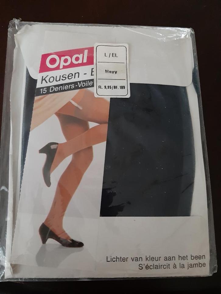 Opal jarretel kousen 15d blauw lxl, Kleding | Dames, Leggings, Maillots en Panty's, Nieuw, Blauw, Ophalen of Verzenden