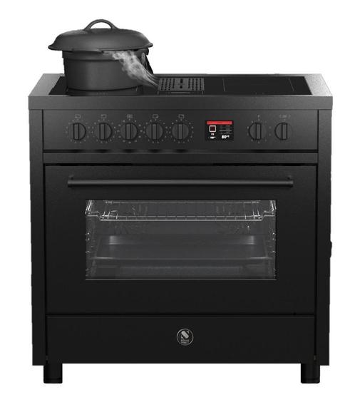 Voordelig  ! Inductie fornuis afzuiging Mistral RVS of Zwart, Huis en Inrichting, Keuken | Keukenbenodigdheden, Nieuw, Ophalen of Verzenden