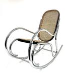 Zeldzame Originele Marcel Breuer Design Rocking-chair Chroom, Huis en Inrichting, Stoelen, Zo goed als nieuw, Zwart, Ophalen