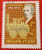 Magyar Posta - 1x Stoommachine G. Stephenson 1981, Verzenden, Gestempeld