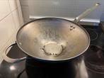 De Buyer Wok, 32 cm, Huis en Inrichting, Keuken | Potten en Pannen, Ophalen, Zo goed als nieuw, Wok