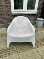 Ikea Skarpo tuinstoelen - 2x lichtgrijs, 2x wit, Ophalen of Verzenden, Gebruikt, Plastic, Stapelbaar
