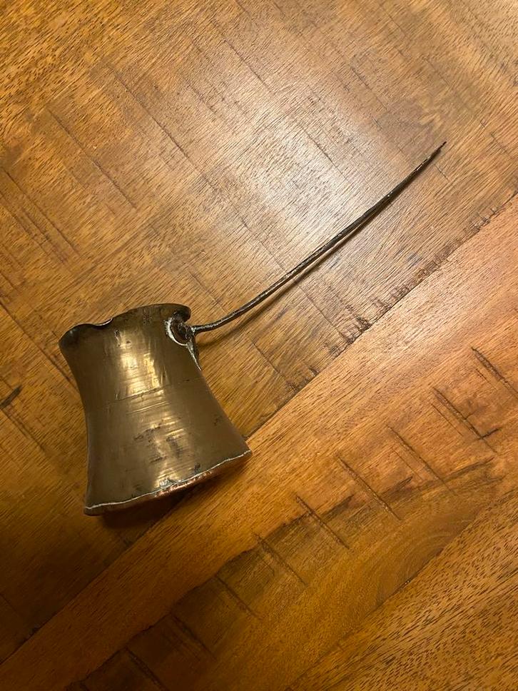 Antiek Turks Koperen Koffiekannetje, Antiek en Kunst, Antiek | Koper en Brons, Koper, Ophalen of Verzenden