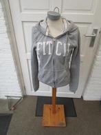 Lekker warme Abercrombie 2 way zip hoodie/mutsvest maat M, Grijs, Maat 38/40 (M), Ophalen of Verzenden, Zo goed als nieuw