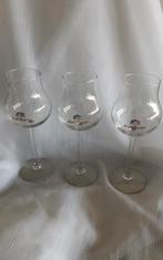 GRAND MARNIER glazen, hoge voet, 20 cm hoog, 3 stuks, Verzamelen, Glas en Borrelglaasjes, Ophalen of Verzenden, Zo goed als nieuw