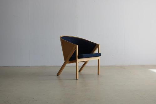 vintage armchair | fauteuil | Jouko Jarvisalo | Mondi Soft, Huis en Inrichting, Stoelen, Gebruikt, Eén, Hout, Stof, Ophalen of Verzenden