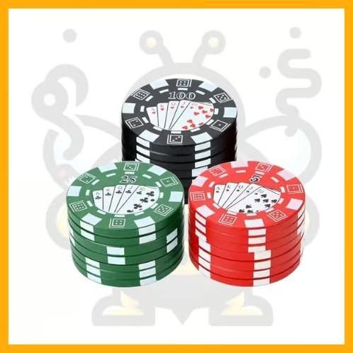 Poker Chip Grinder, Verzamelen, Rookartikelen, Aanstekers en Luciferdoosjes, Nieuw, Overige typen, Verzenden