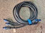 Speaker kabel 2x4mm2 speakon 4p 2.75M, Ophalen of Verzenden, Gebruikt