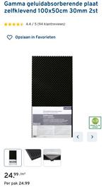 2X Geluidsabsorberende Platen - Nieuw - 2m², Ophalen of Verzenden