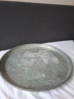 Decoratieve schaal, Ophalen, Gebruikt, Rond, Metaal