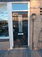 Voordeur perfecte staat! 201x87.5cm glas in lood, Doe-het-zelf en Verbouw, Deurkozijn, Zo goed als nieuw, Hout, Ophalen
