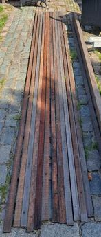 Hardhouten vul-/uitvullatten / plinten 10x40x4000, Doe-het-zelf en Verbouw, Plinten en Afwerking, Ophalen, Overige materialen