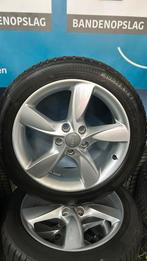 17 Inch originele Velgen Audi A3 met winterbanden 5x112, Gebruikt, Banden en Velgen, 17 inch, 205 mm