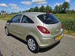 Opel Corsa 1.2-16V Enjoy Automaat/Airco/Cruise control, Auto's, Opel, 450 kg, Gebruikt, Elektrische ramen, 82 pk
