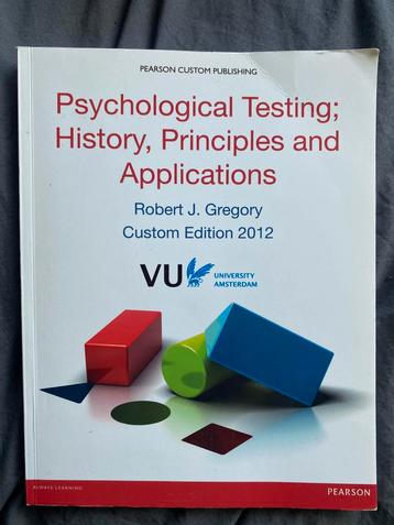 Psychological Testing (Custom) Gregory/Luman beschikbaar voor biedingen