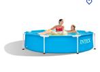 Intex Metal Frame Pool - Opzetzwembad - Ø 244 cm x 51 cm, Tuin en Terras, Zwembaden, Minder dan 80 cm, Nieuw, Ophalen of Verzenden