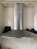 Itho RVS afzuigkap 90cm, Ophalen, Gebruikt, Wandschouwkap, 400 tot 600 m³ per uur