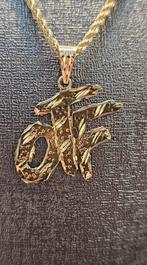 Mooie OTF hanger met ropchain 14karaat goud, Ophalen of Verzenden, Nieuw, Goud, Goud