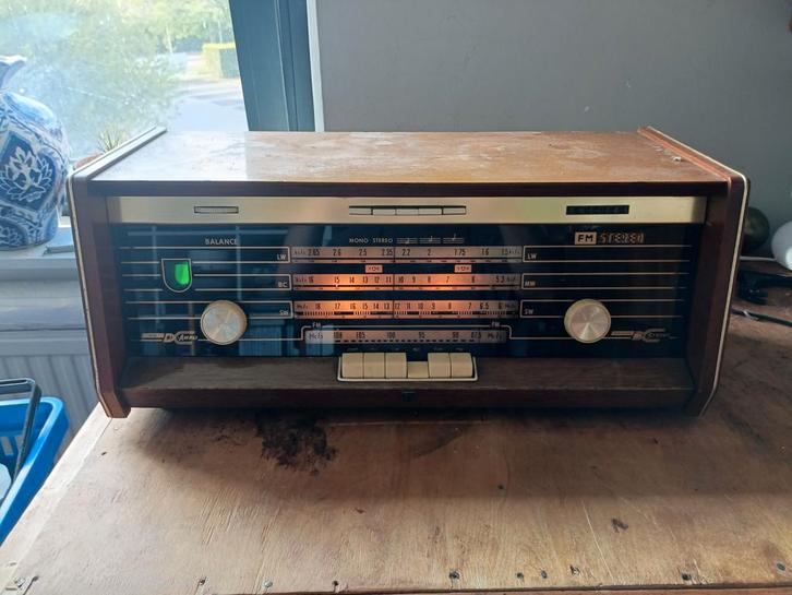 Oude Philips Radio - Vintage!, Audio, Tv en Foto, Radio's, Gebruikt, Radio, Verzenden