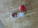 3x chunk / click button - rood/tekst, Ophalen of Verzenden, Zo goed als nieuw, Rood