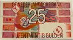 25 gulden 1989 UNC, Postzegels en Munten, Bankbiljetten | Nederland, Ophalen of Verzenden, 25 gulden, Los biljet