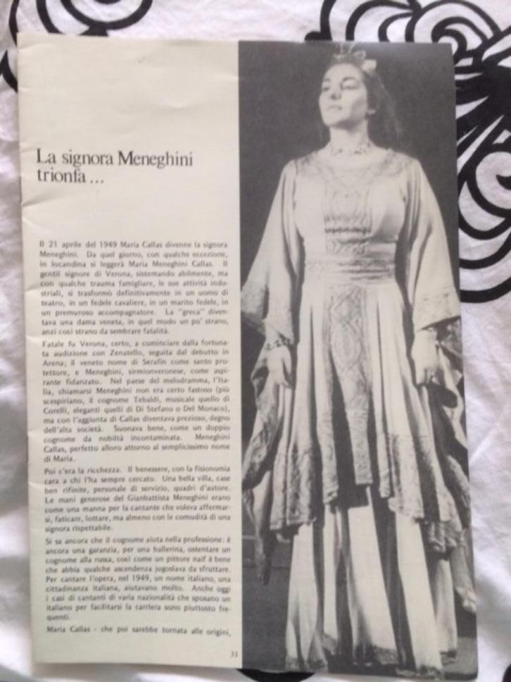 boekje over L Signora Meneghini trionfa, Boeken, Catalogussen en Folders, Gelezen, Ophalen of Verzenden