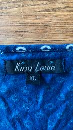 King Loui Jurk Blauw XL, Blauw, Maat 46/48 (XL) of groter, Ophalen of Verzenden, Zo goed als nieuw