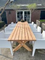 tuintafel 10 pers DUURZAAM DOUGLAS HOUT3 m lang, Ophalen of Verzenden, Nieuw, Rechthoekig, Hout