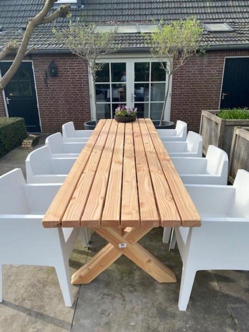 tuintafel 10 pers DUURZAAM DOUGLAS HOUT3 m lang, Tuin en Terras, Tuintafels, Nieuw, Rechthoekig, Hout, Ophalen of Verzenden
