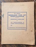 Werkboek Nederlands Handelsonderwijs - 1940, Ophalen of Verzenden, Gelezen, B.A. Dijkstra