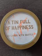 A tin full of Happinez, Ophalen of Verzenden, Zo goed als nieuw