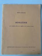 Bladmuziek Saxofoon/Engelse hoorn/hoorn Eb Sonatine Guillou, Muziek en Instrumenten, Bladmuziek, Verzenden, Artiest of Componist