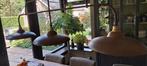 Koperen hanglamp voor boven eettafel, Huis en Inrichting, Lampen | Hanglampen, Ophalen of Verzenden