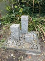 Granieten waterornament, sfeervolle fontein voor in de tuin, Ophalen, Zo goed als nieuw, Waterornament