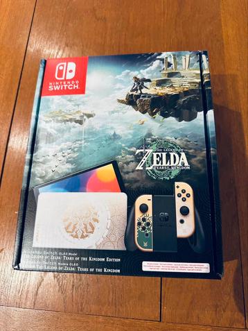 NIEUW - Nintendo Switch OLED Zelda Tears o/t Kingdom Editie beschikbaar voor biedingen