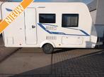 Caravelair Alba 390 kleine, lichte caravans, Caravans en Kamperen, Caravans, Dwarsbed, Schokbreker, Bedrijf, Treinzit