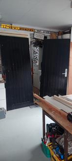 Garage deuren -Set loopdeuren in prima staat, Ophalen, Gebruikt, 80 tot 100 cm, Garagedeur