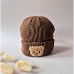 Baby Muts - Beer Beanie –warme gebreide muts voor baby's, Kinderen en Baby's, Babykleding | Mutsen, Sjaals en Wanten, Nieuw, Rammelaartje