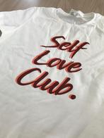 Wit T-shirt - Self Love Club maat M, Maat 38/40 (M), Wit, Nieuw, Ophalen of Verzenden